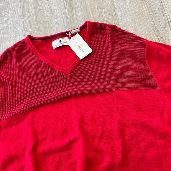 Mens NWT Southern Pines Red Sweater - XL - Picture 2 of 5
